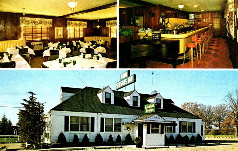 Springfield Inn Bar & Grill (Four Seasons Inn, Palmers) - Vintage Postcard (newer photo)